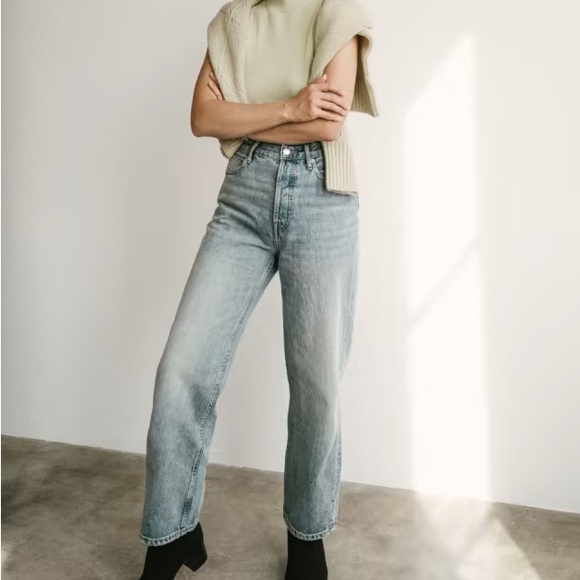 Everlane Denim - Everlane The 90s Way-High Jean Organic Cotton